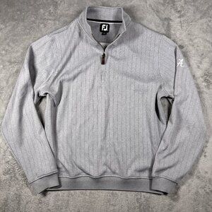 FootJoy FJ Alabama 1/4 Zip Golf Pullover Gray Mens XL Extra Large